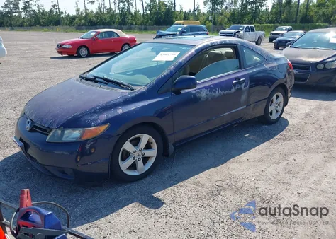 2006 Honda Civic Ex из США, поврежденный, VIN 2HGFG12826H571753